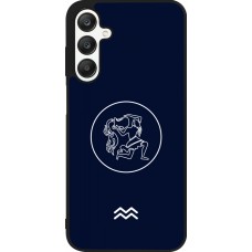 Samsung Galaxy A25 Case Hülle - Silikon schwarz Astrologie Wassermann
