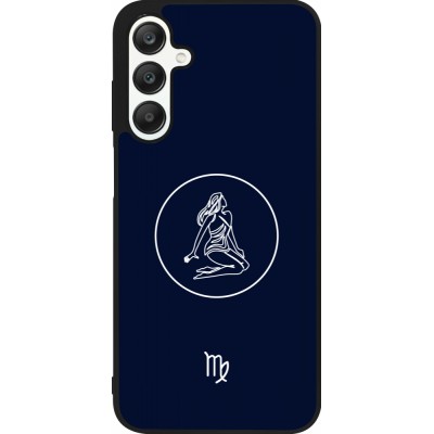 Samsung Galaxy A25 Case Hülle - Silikon schwarz Astrologie Jungfrau