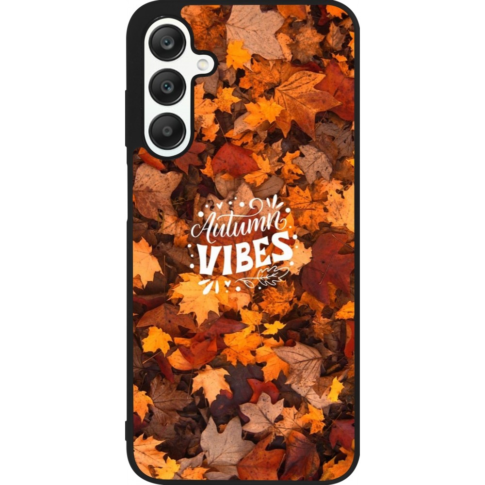 Samsung Galaxy A25 Case Hülle - Silikon schwarz Autumn 25 Autumn vibes