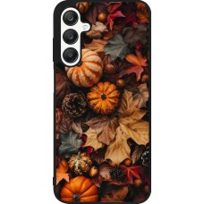 Coque Samsung Galaxy A25 - Silicone rigide noir Autumn 25 Pumpkin