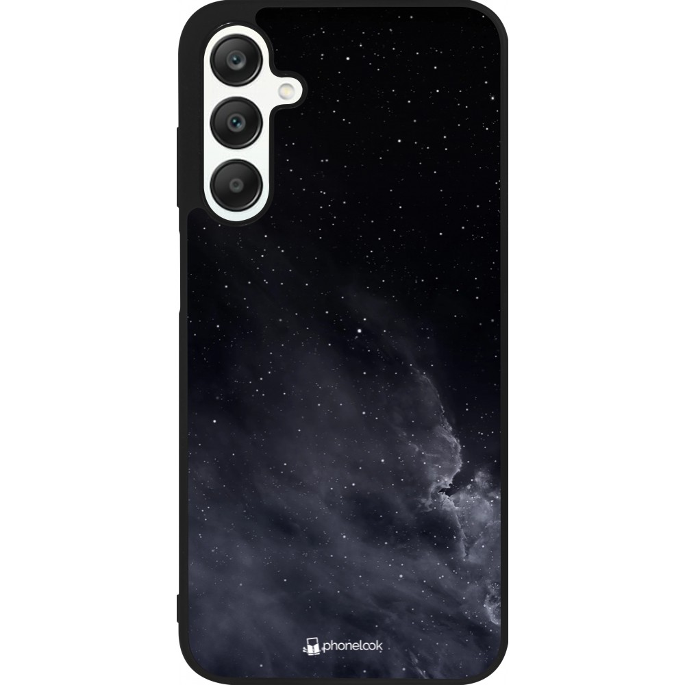 Coque Samsung Galaxy A25 - Silicone rigide noir Black Sky Clouds