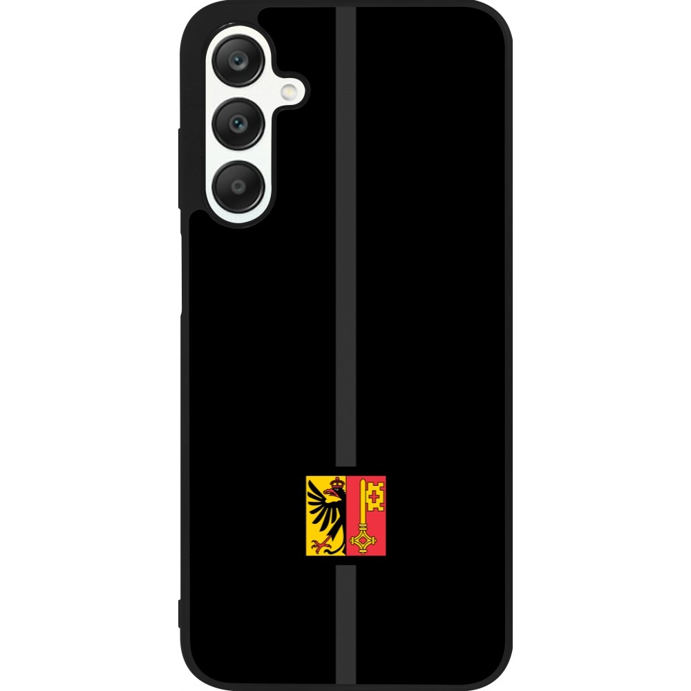 Coque Samsung Galaxy A25 - Silicone rigide noir Canton GE noir
