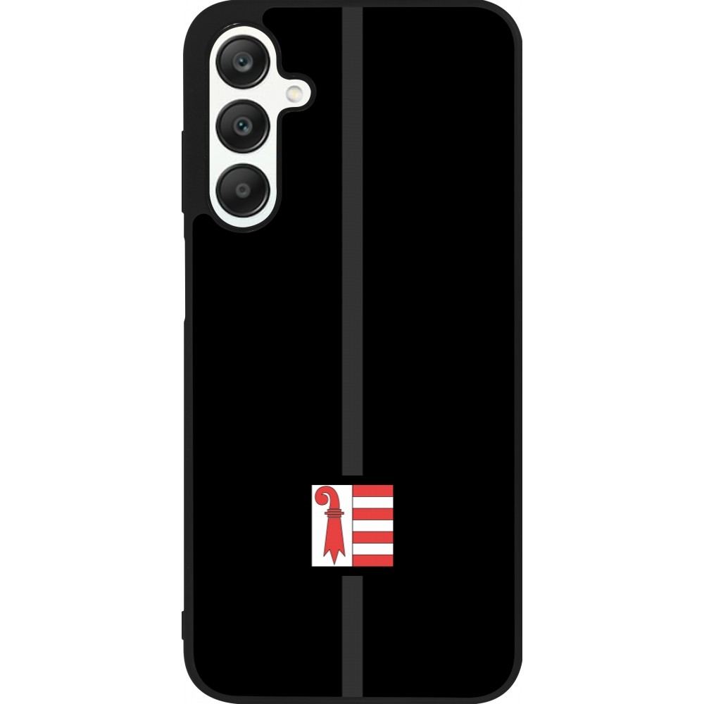 Coque Samsung Galaxy A25 - Silicone rigide noir Canton JU noir