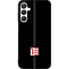 Coque Samsung Galaxy A25 - Silicone rigide noir Canton JU noir