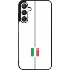 Coque Samsung Galaxy A25 - Silicone rigide noir Canton NE blanc