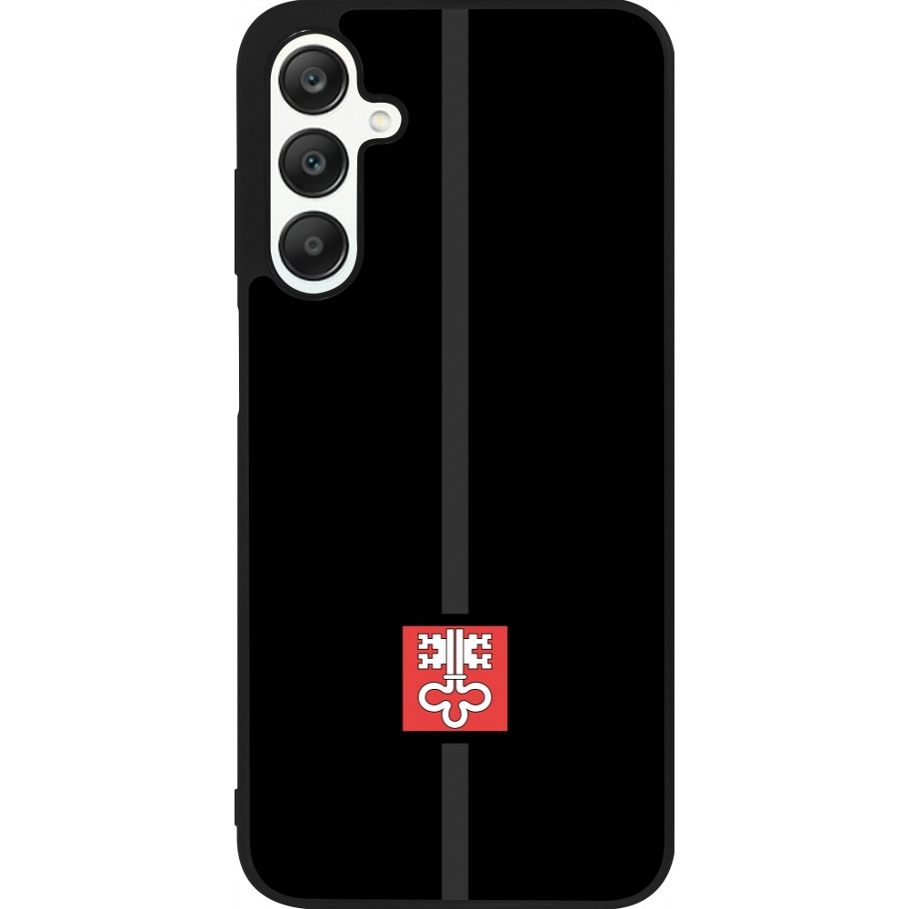 Samsung Galaxy A25 Case Hülle - Silikon schwarz Kanton NW schwarz