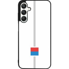 Samsung Galaxy A25 Case Hülle - Silikon schwarz Kanton TI weiss