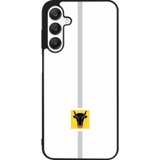 Coque Samsung Galaxy A25 - Silicone rigide noir Canton UR blanc