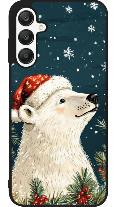 Samsung Galaxy A25 Case Hülle - Silikon schwarz Christmas 25 Bear
