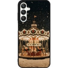 Coque Samsung Galaxy A25 - Silicone rigide noir Christmas 25 Carousel