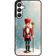 Coque Samsung Galaxy A25 - Silicone rigide noir Christmas 25 Nutcracker Snow