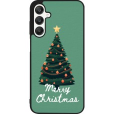 Samsung Galaxy A25 Case Hülle - Silikon schwarz Christmas 25 Xmas Tree