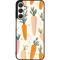 Samsung Galaxy A25 Case Hülle - Silikon schwarz Easter 2026 Illustration carrots
