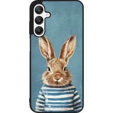 Samsung Galaxy A25 Case Hülle - Silikon schwarz Easter 2026 Rabbit navy