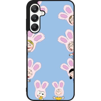 Coque Samsung Galaxy A25 - Silicone rigide noir Easter 2026 Snoopy