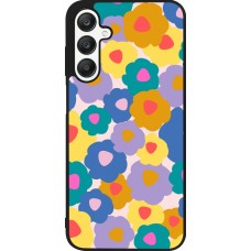 Coque Samsung Galaxy A25 - Silicone rigide noir Easter 2024 flower power