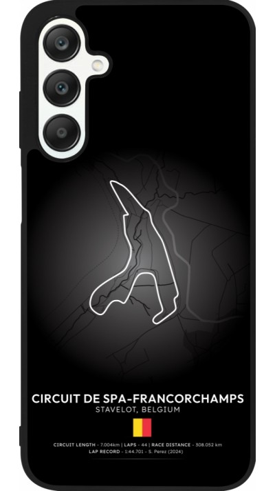 Coque Samsung Galaxy A25 - Silicone rigide noir F1 Track 2025 Belgium