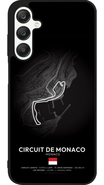Coque Samsung Galaxy A25 - Silicone rigide noir F1 Track 2025 Monaco