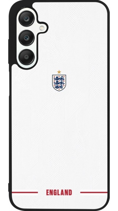 Coque Samsung Galaxy A25 - Silicone rigide noir Maillot de football Angleterre 2026 personnalisable
