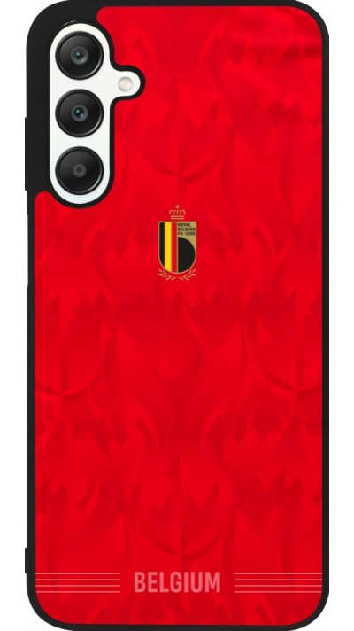 Samsung Galaxy A25 Case Hülle - Silikon schwarz Belgien 2026 personalisierbares Fussballtrikot