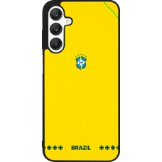 Samsung Galaxy A25 Case Hülle - Silikon schwarz Brasilien 2026 personalisierbares Fussballtrikot