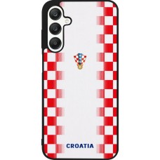Coque Samsung Galaxy A25 - Silicone rigide noir Maillot de football Croatie 2026 personnalisable