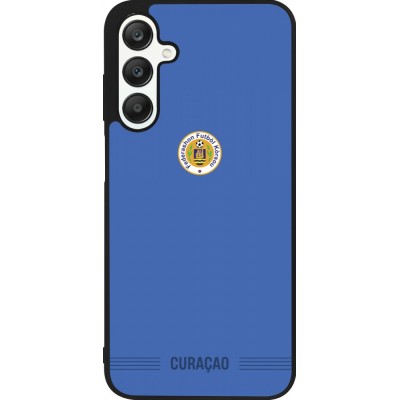 Samsung Galaxy A25 Case Hülle - Silikon schwarz Curaçao 2026 personalisierbares Fussballtrikot