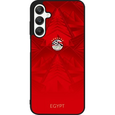 Coque Samsung Galaxy A25 - Silicone rigide noir Maillot de football Égypte 2026 personnalisable