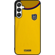 Coque Samsung Galaxy A25 - Silicone rigide noir Maillot de football Equateur 2022