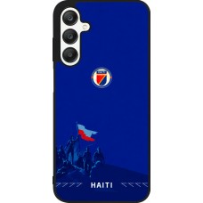 Samsung Galaxy A25 Case Hülle - Silikon schwarz Haiti 2026 personalisierbares Fussballtrikot