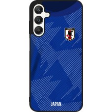 Samsung Galaxy A25 Case Hülle - Silikon schwarz Japan 2022 personalisierbares Fussballtrikot