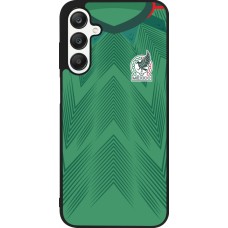 Coque Samsung Galaxy A25 - Silicone rigide noir Maillot de football Mexique 2022 personnalisable