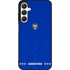 Coque Samsung Galaxy A25 - Silicone rigide noir Maillot de football Ouzbékistan 2026 personnalisable