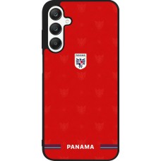 Coque Samsung Galaxy A25 - Silicone rigide noir Maillot de football Panama 2026 personnalisable