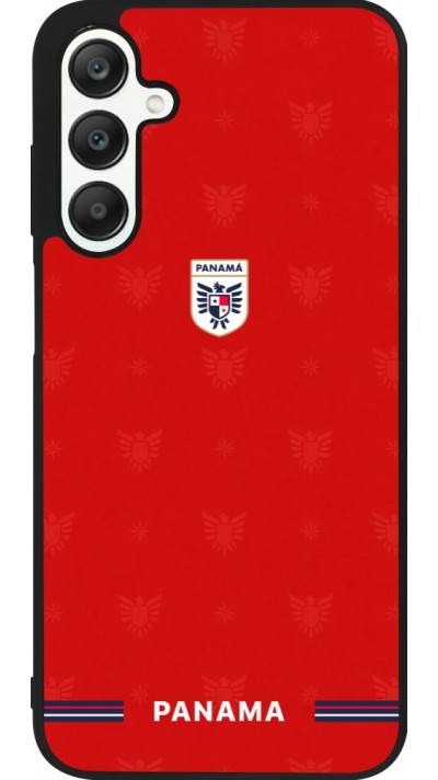 Coque Samsung Galaxy A25 - Silicone rigide noir Maillot de football Panama 2026 personnalisable