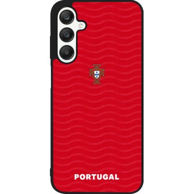 Samsung Galaxy A25 Case Hülle - Silikon schwarz Portugal 2026 personalisierbares Fussballtrikot