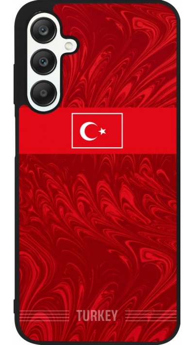 Samsung Galaxy A25 Case Hülle - Silikon schwarz Türkei 2026 personalisierbares Fussballtrikot