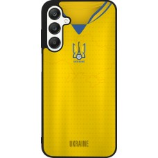 Coque Samsung Galaxy A25 - Silicone rigide noir Maillot de football Ukraine