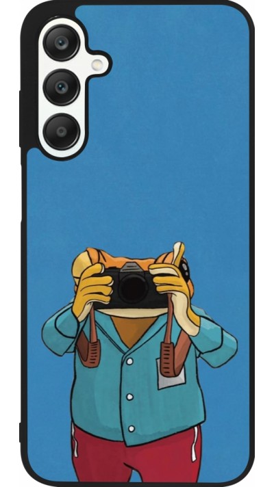 Coque Samsung Galaxy A25 - Silicone rigide noir Frog with camera DTMF