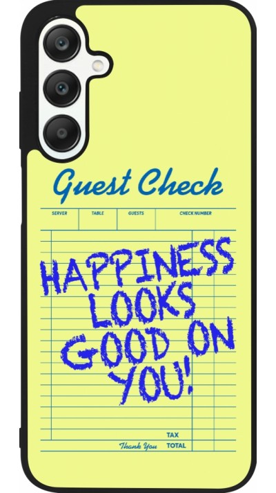 Coque Samsung Galaxy A25 - Silicone rigide noir Guest check 2026