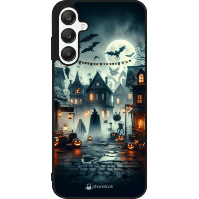 Coque Samsung Galaxy A25 - Silicone rigide noir Halloween Spookville