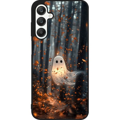 Coque Samsung Galaxy A25 - Silicone rigide noir Halloween 2025 Ghost in the forest