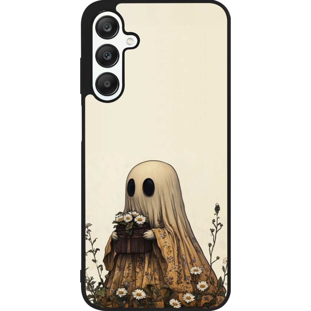 Samsung Galaxy A25 Case Hülle - Silikon schwarz Halloween 2025 Ghost gardener