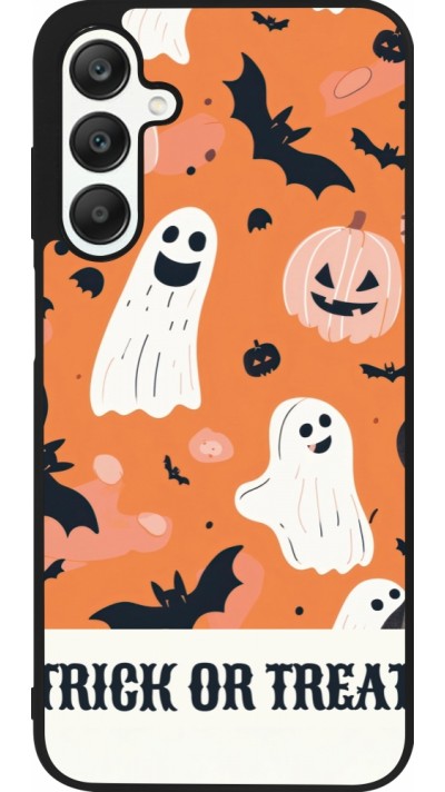 Samsung Galaxy A25 Case Hülle - Silikon schwarz Halloween 2025 Trick or treat
