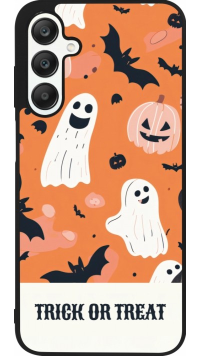 Samsung Galaxy A25 Case Hülle - Silikon schwarz Halloween 2025 Trick treat
