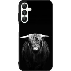 Samsung Galaxy A25 Case Hülle - Silikon schwarz Highland calf black
