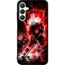Samsung Galaxy A25 Case Hülle - Silikon schwarz Hockey World Championship Player