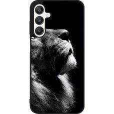 Coque Samsung Galaxy A25 - Silicone rigide noir Lion looking up