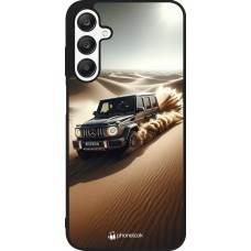Samsung Galaxy A25 Case Hülle - Silikon schwarz Mercedes G Drift Wueste
