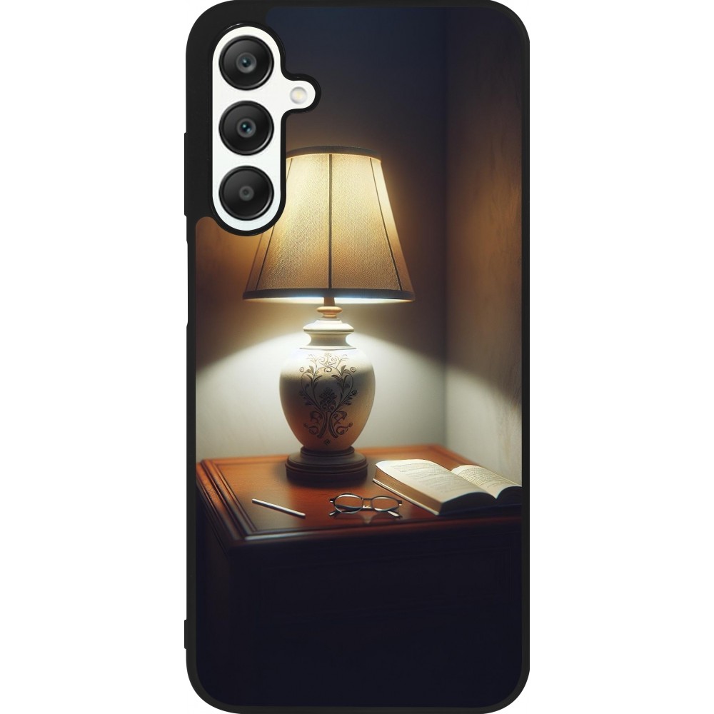 Samsung Galaxy A25 Case Hülle - Silikon schwarz Mitternachtsleuchten